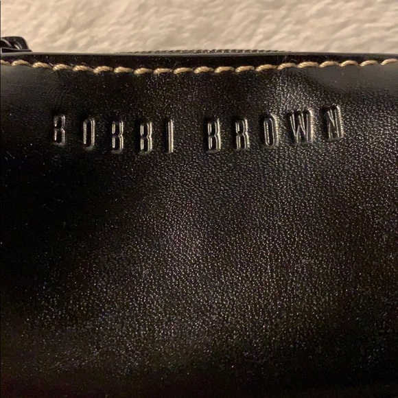 Bobbi Brown Black Leather Coin Purse - Lined - Picture 2 of 8